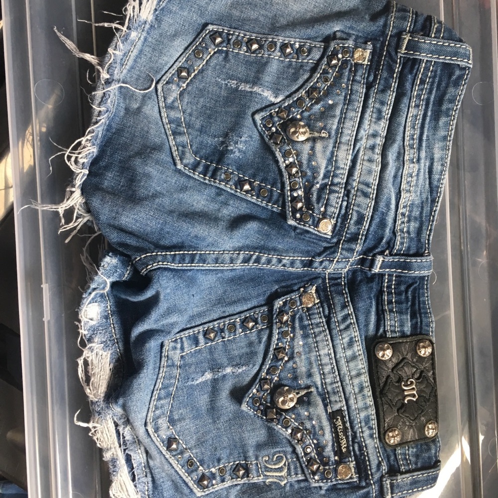 Distressed Miss Me Shorts